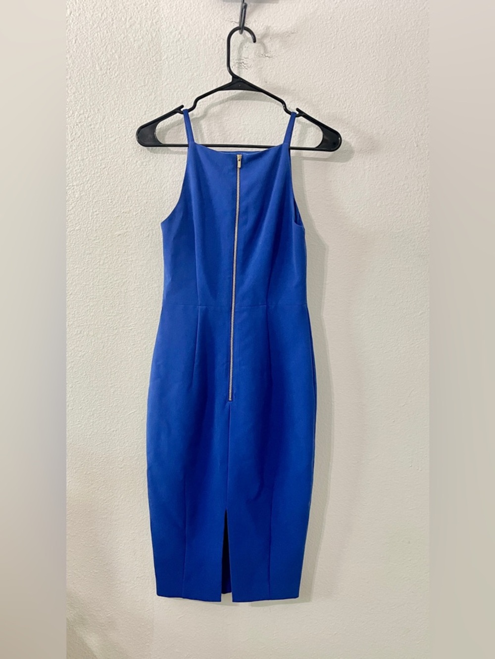H&M Spaghetti Strap Midi Dress | Royal Blue | Size 4 - Picture 3 of 6